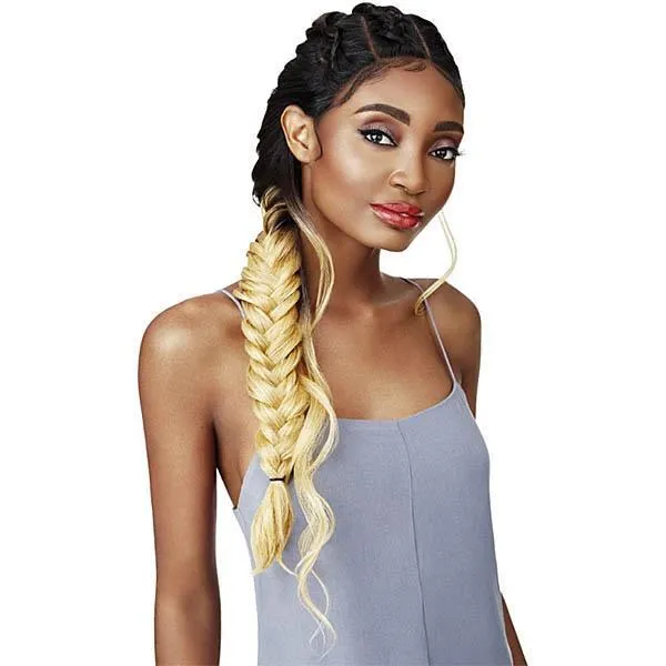 Outre Swiss U Vixen Double U Synthetic Hair Lace Front Wig - KRISTIA