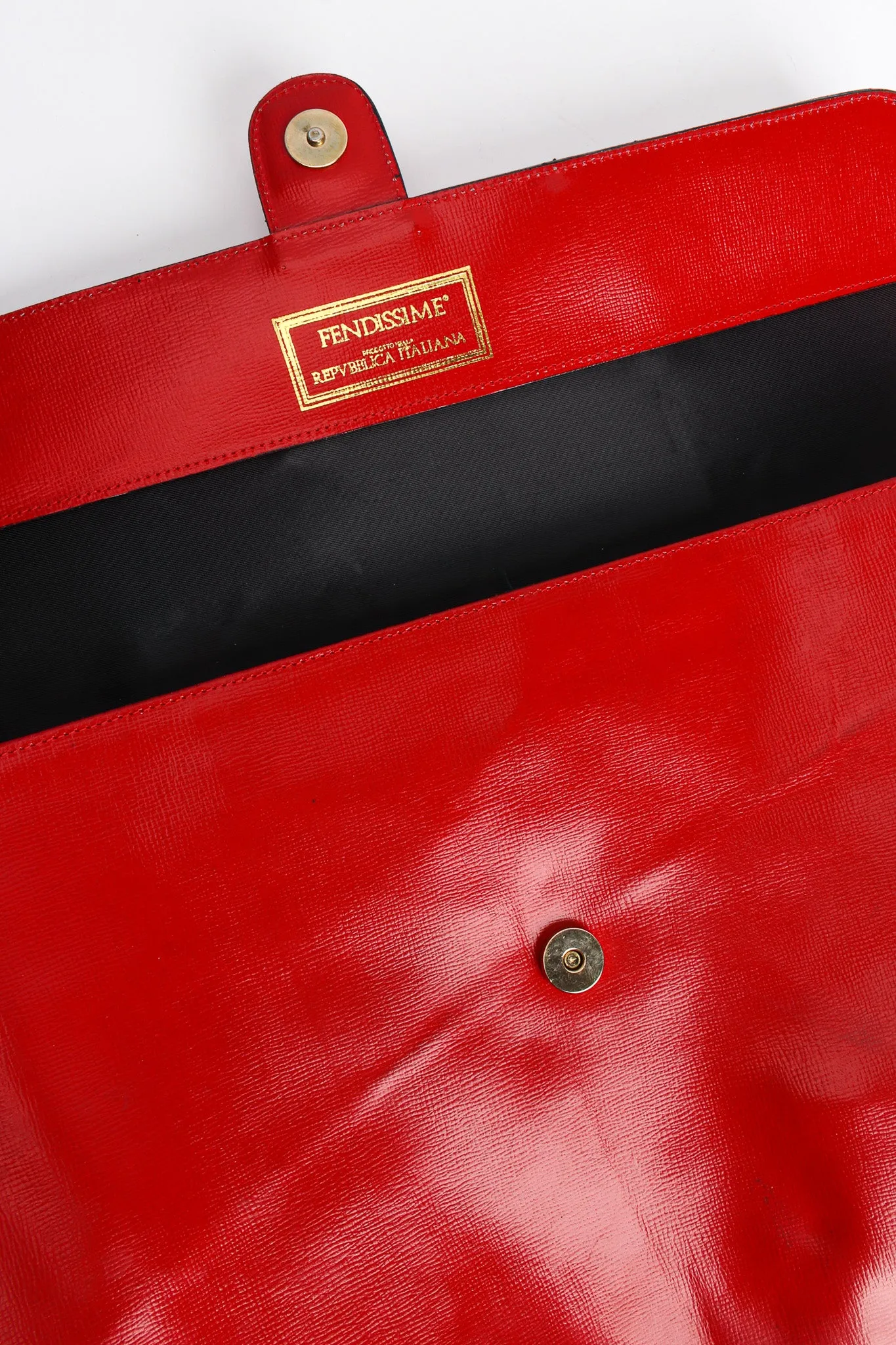 Oversized Leather Envelope Clutch
