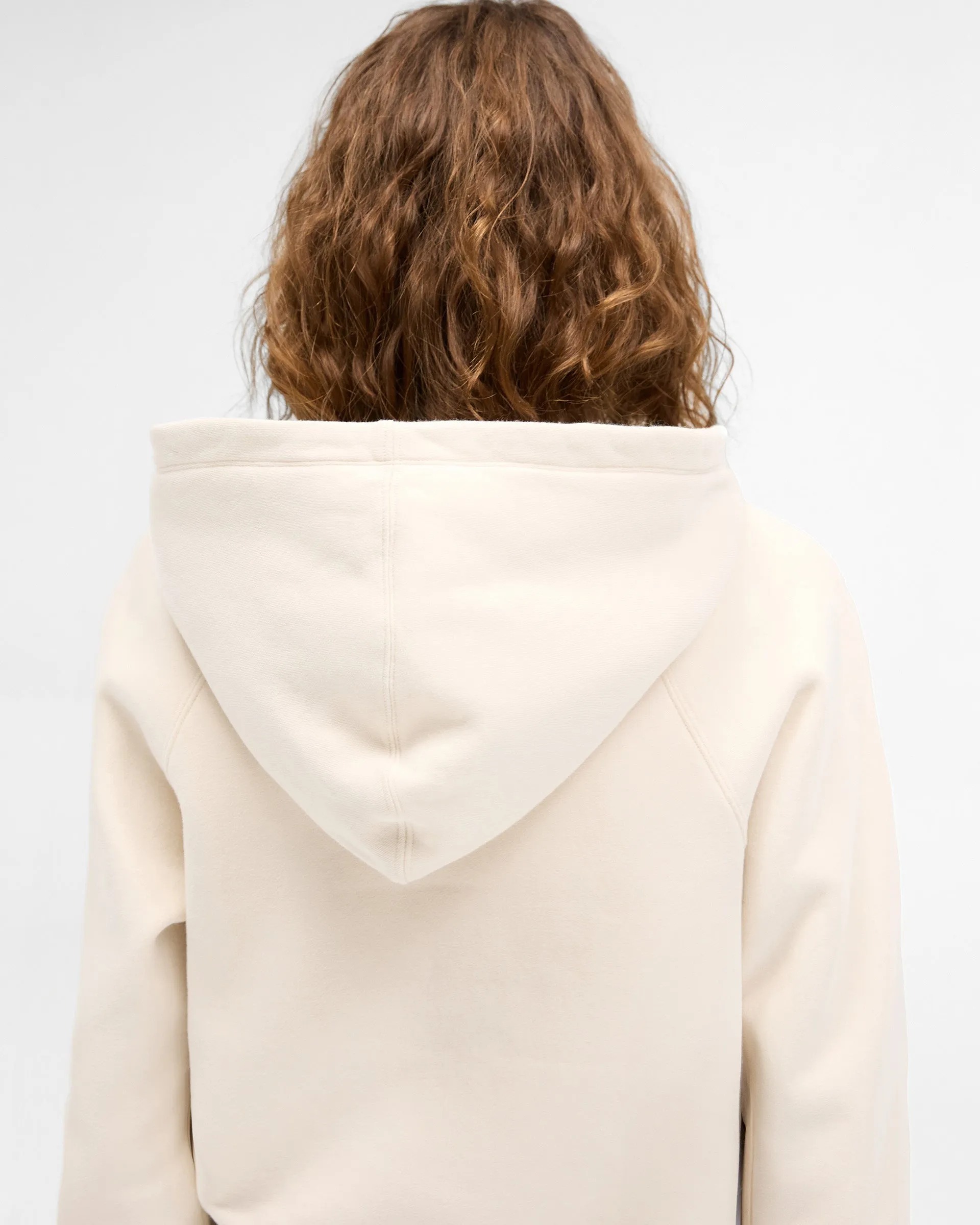 Owners Club Slim Zip Hoodie - Oat Milk