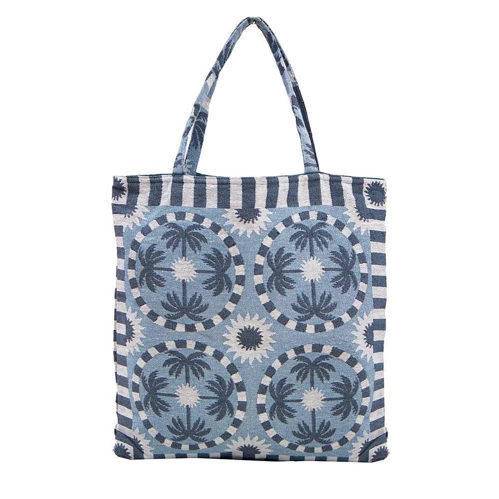 Paros Tote Bag - Blue
