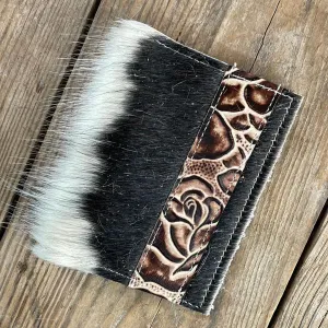 Passport Cover - Tricolor w/ Ivory Rose