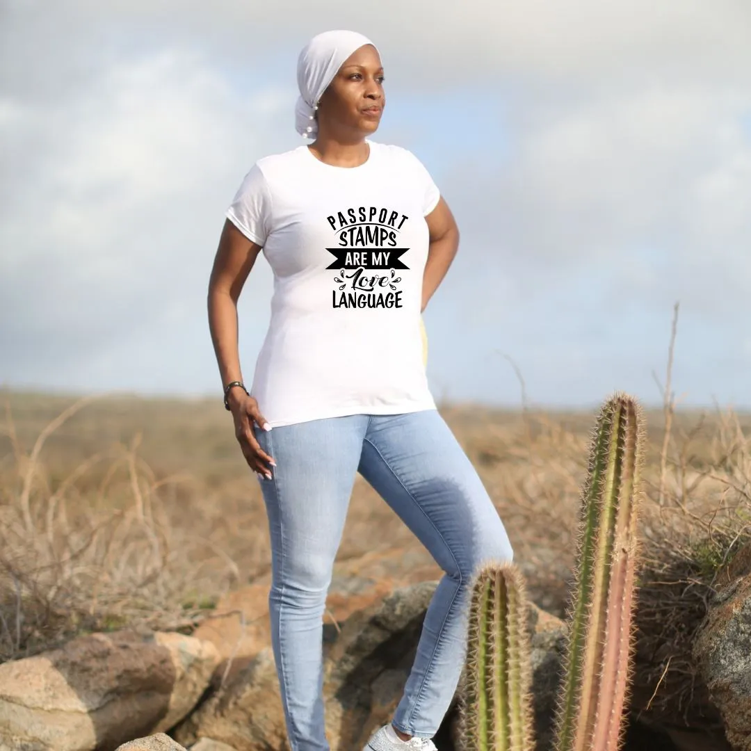 Passport Stamps Are My Love Language Short-Sleeve Unisex T-Shirt
