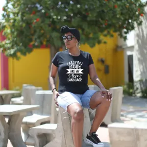 Passport Stamps Are My Love Language Short-Sleeve Unisex T-Shirt