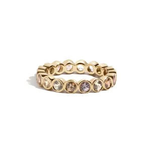 Pastel Sapphire Eternity Band