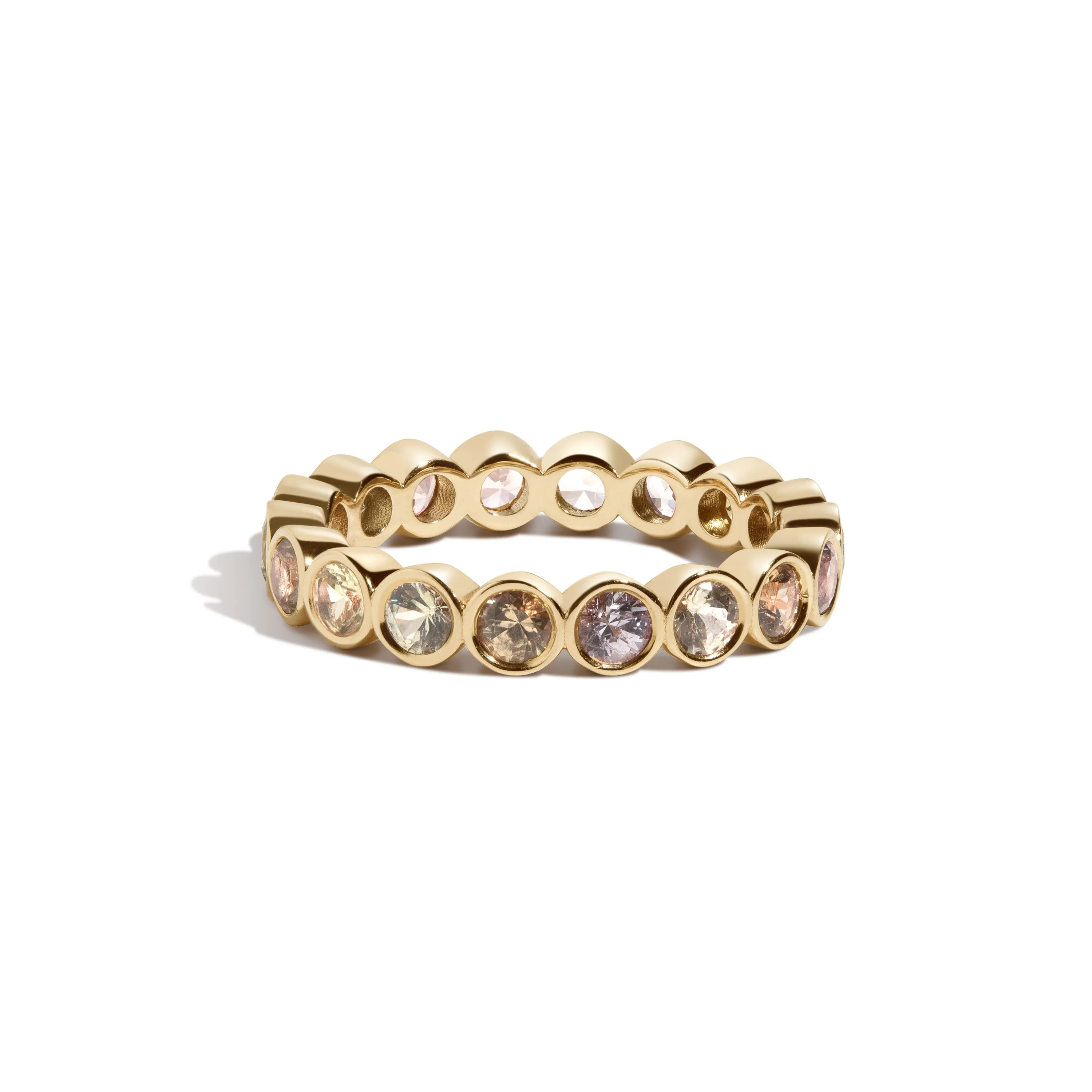 Pastel Sapphire Eternity Band