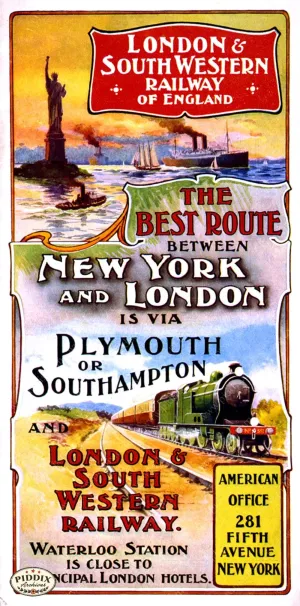 PDXC7287 -- Vintage Travel Posters