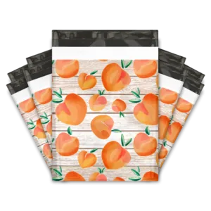 Peaches 10x13 premium poly mailer - set of 10