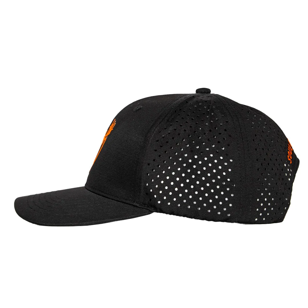 Performance Snapback | Black | Geo Camo-Patriot