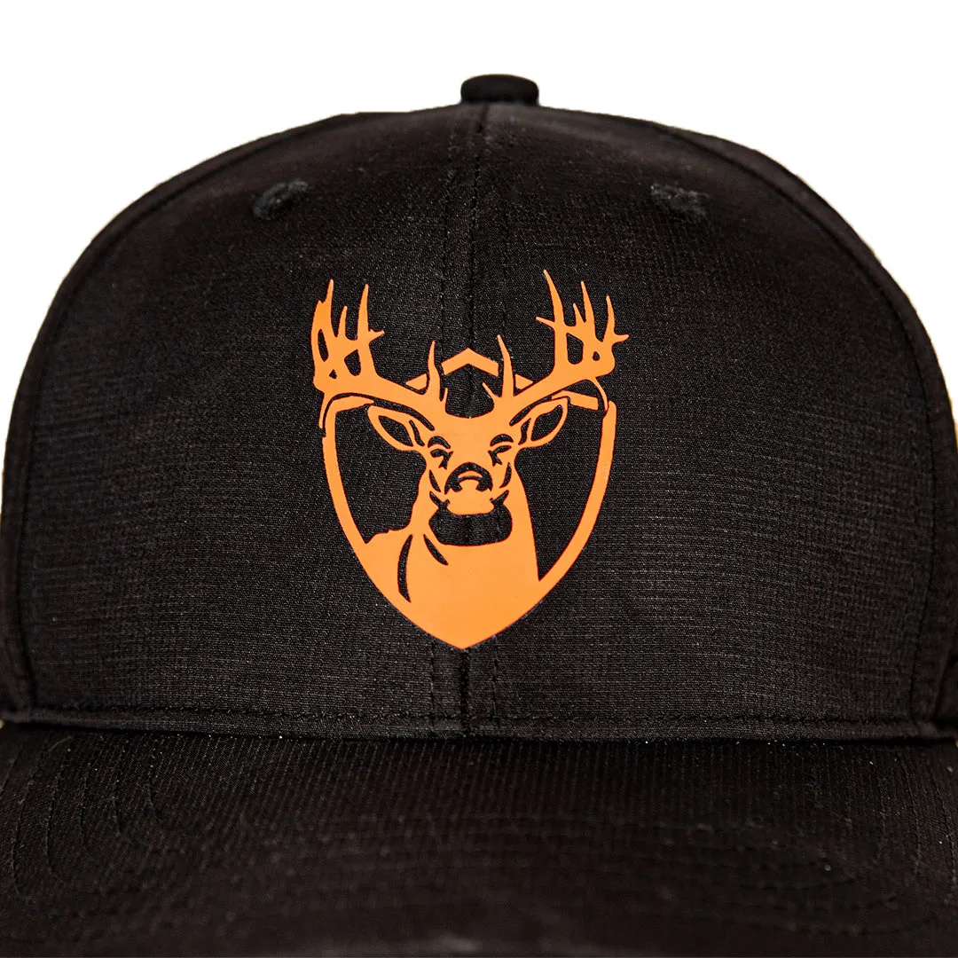 Performance Snapback | Black | Geo Camo-Patriot