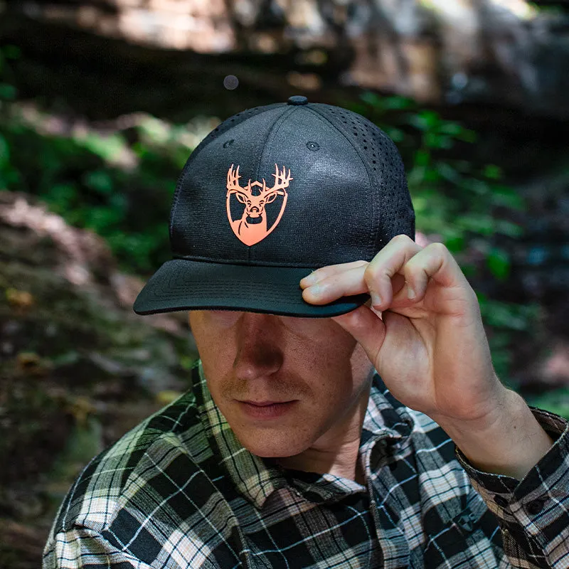 Performance Snapback | Black | Geo Camo-Patriot