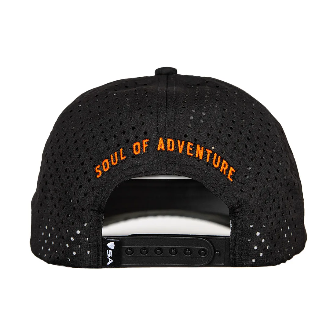 Performance Snapback | Black | Geo Camo-Patriot
