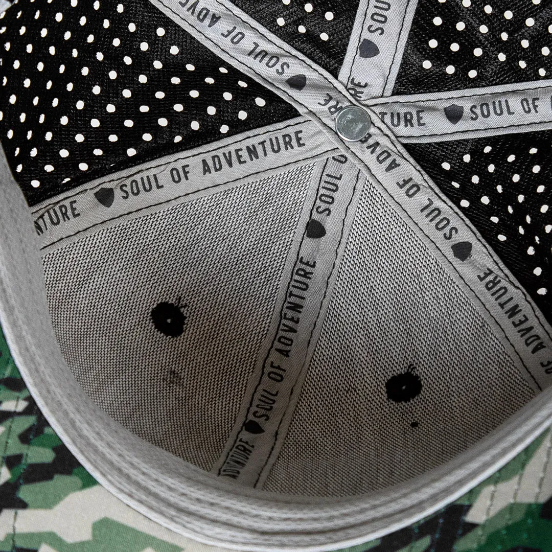 Performance Snapback | Black | Geo Camo-Patriot