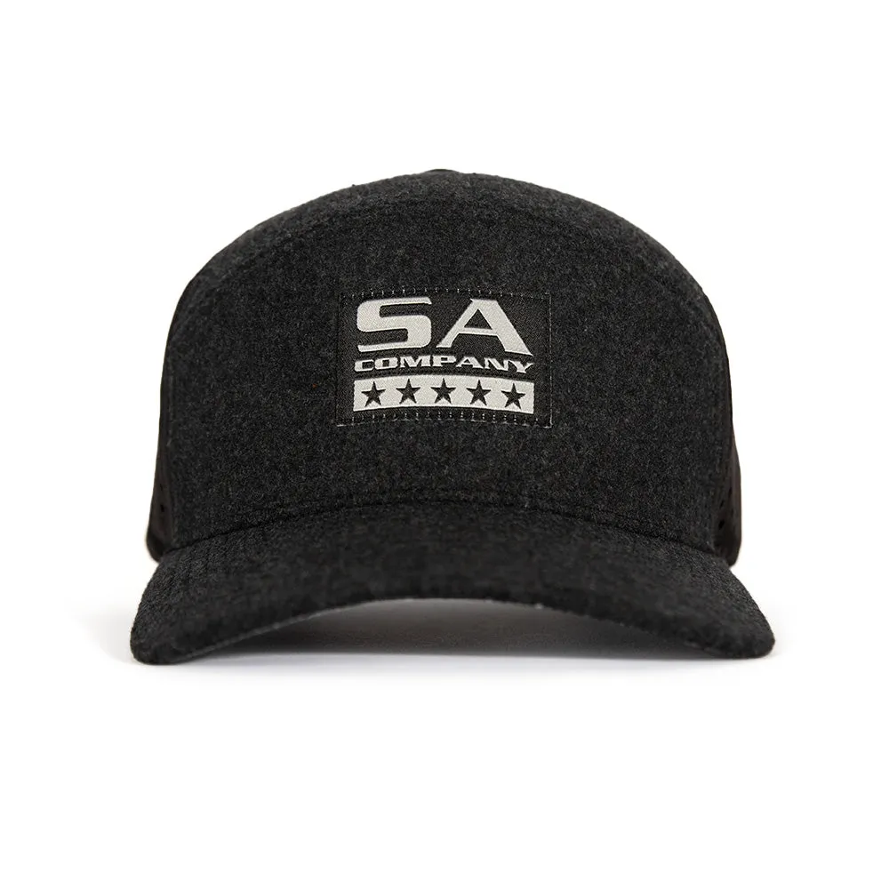 Performance Snapback | Felt Blackout American Flag