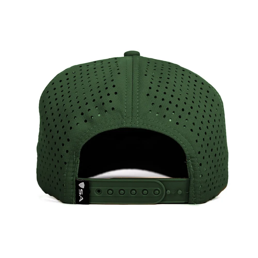 Performance Snapback | Golden State Stealth | Dark Green PreOrder