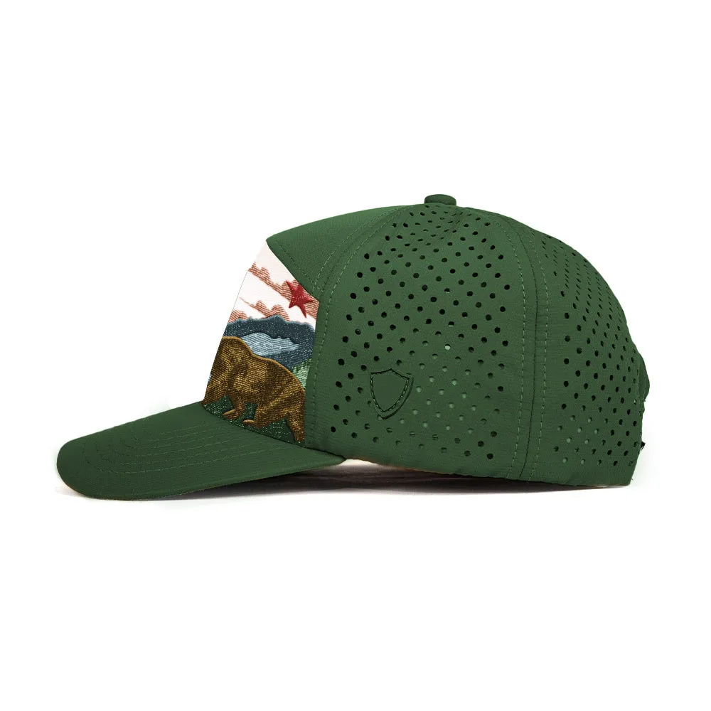 Performance Snapback | Golden State Stealth | Dark Green PreOrder