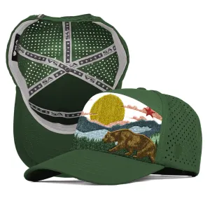 Performance Snapback | Golden State Stealth | Dark Green PreOrder