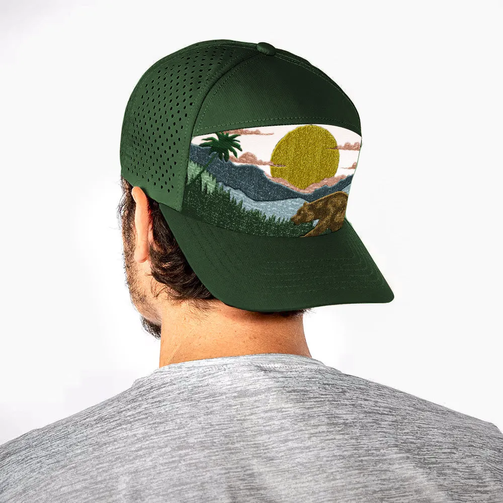 Performance Snapback | Golden State Stealth | Dark Green PreOrder