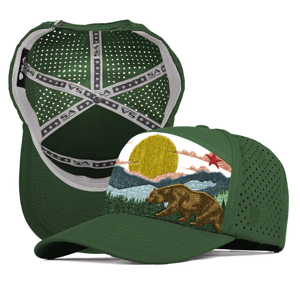 Performance Snapback | Golden State Stealth | Dark Green PreOrder