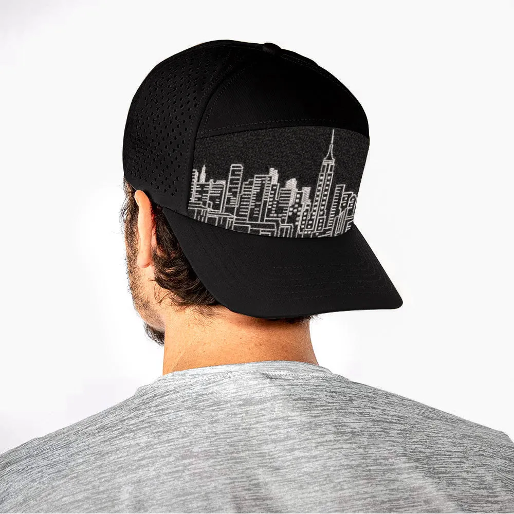 Performance Snapback | Midnight Skyline | Black