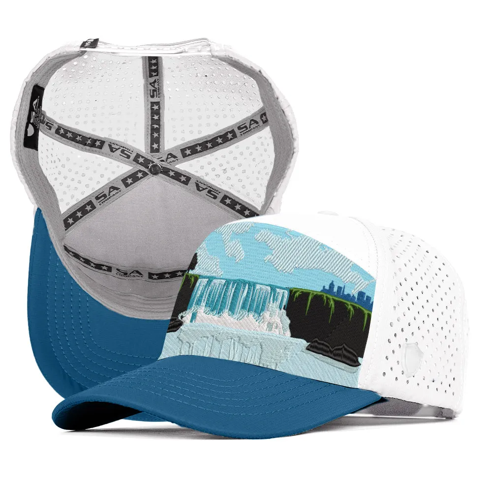 Performance Snapback | Niagara Wonder| White/Dark Blue PreOrder