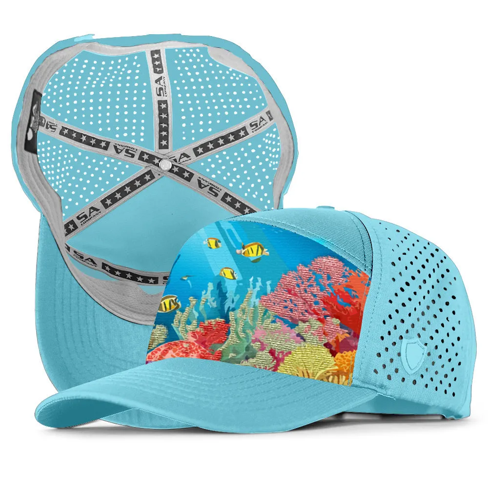 Performance Snapback | Reef Glow | Aqua PreOrder