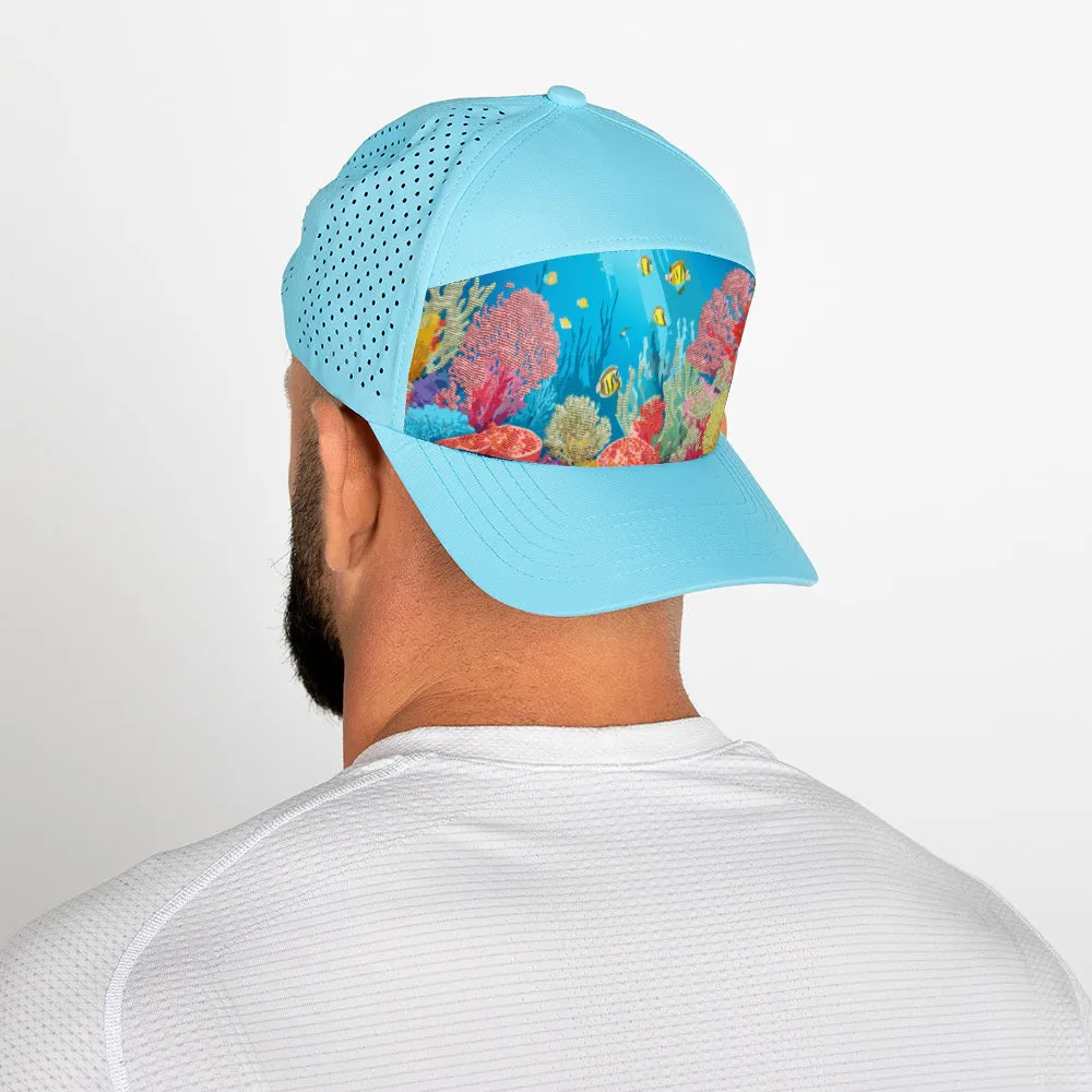 Performance Snapback | Reef Glow | Aqua PreOrder