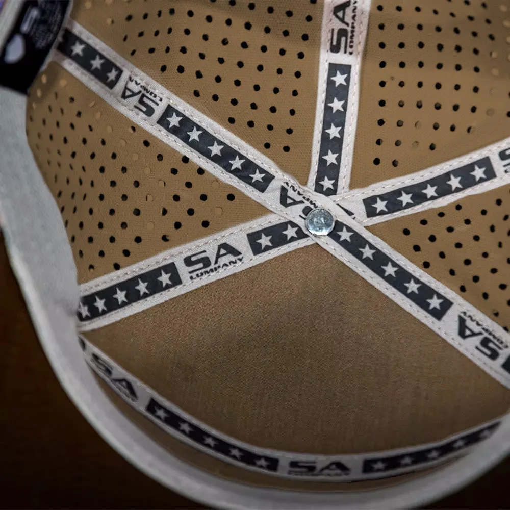 Performance Snapback | Sunrise Over Sand | Khaki/Brown