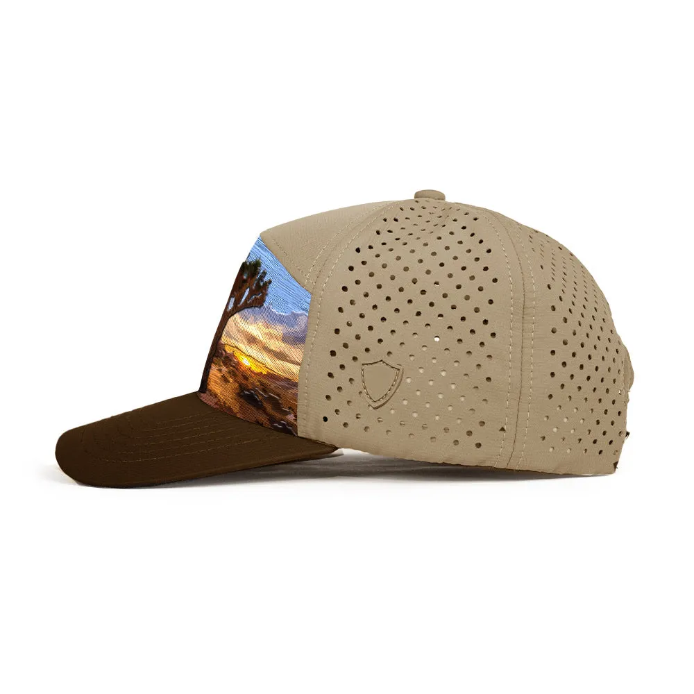 Performance Snapback | Sunrise Over Sand | Khaki/Brown