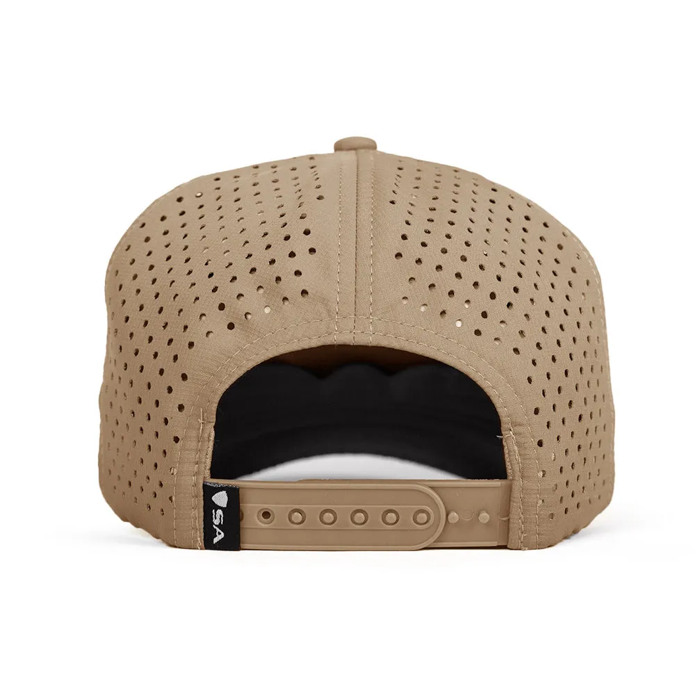 Performance Snapback | Sunrise Over Sand | Khaki/Brown