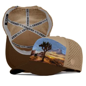 Performance Snapback | Sunrise Over Sand | Khaki/Brown