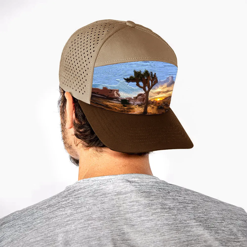 Performance Snapback | Sunrise Over Sand | Khaki/Brown