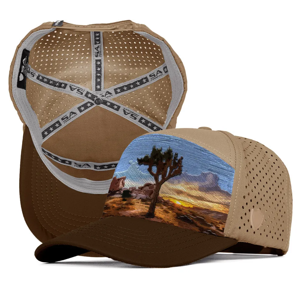 Performance Snapback | Sunrise Over Sand | Khaki/Brown