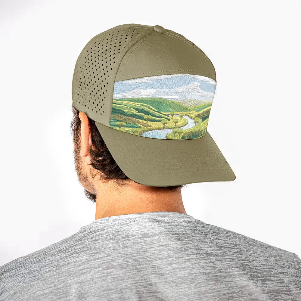 Performance Snapback | Susquehanna Flow | Light Olive
