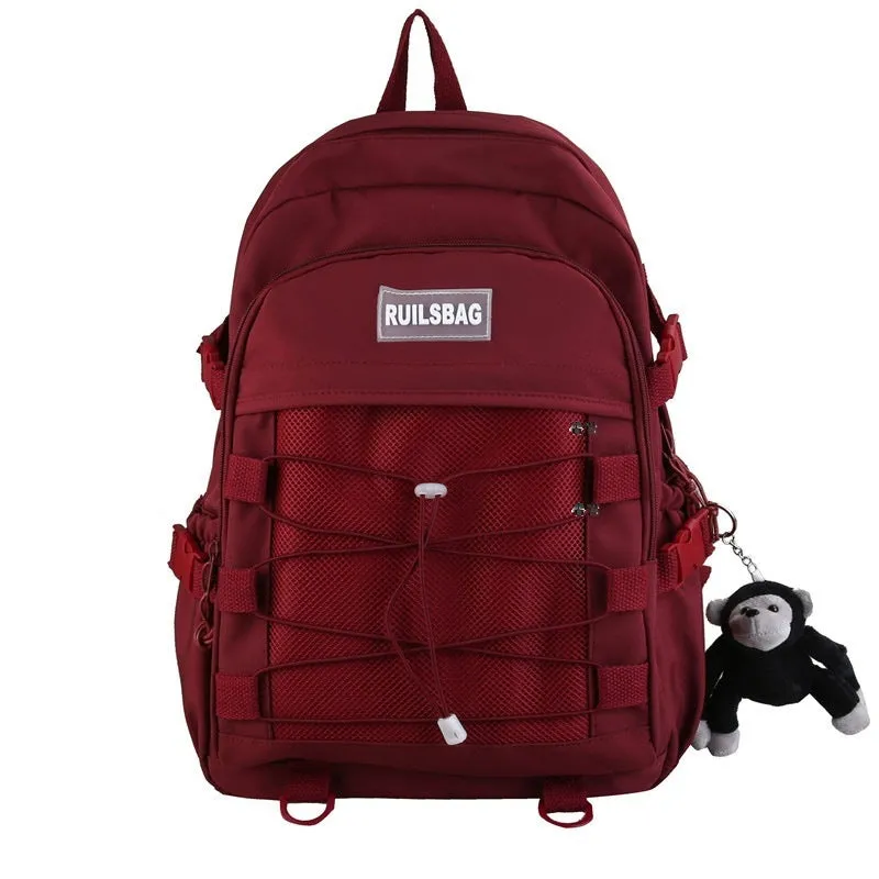 Personality Trend Cross Rope Female College Backpacks