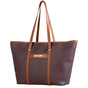 Pierre Cardin Guliana Core Logo Tote Brown Tan PCL05141BRTA-A0
