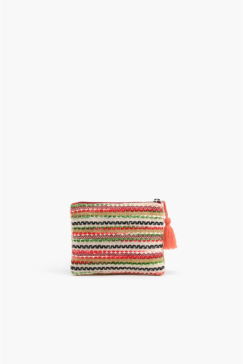 Pink Embellished Evil Eye Mini Pouches