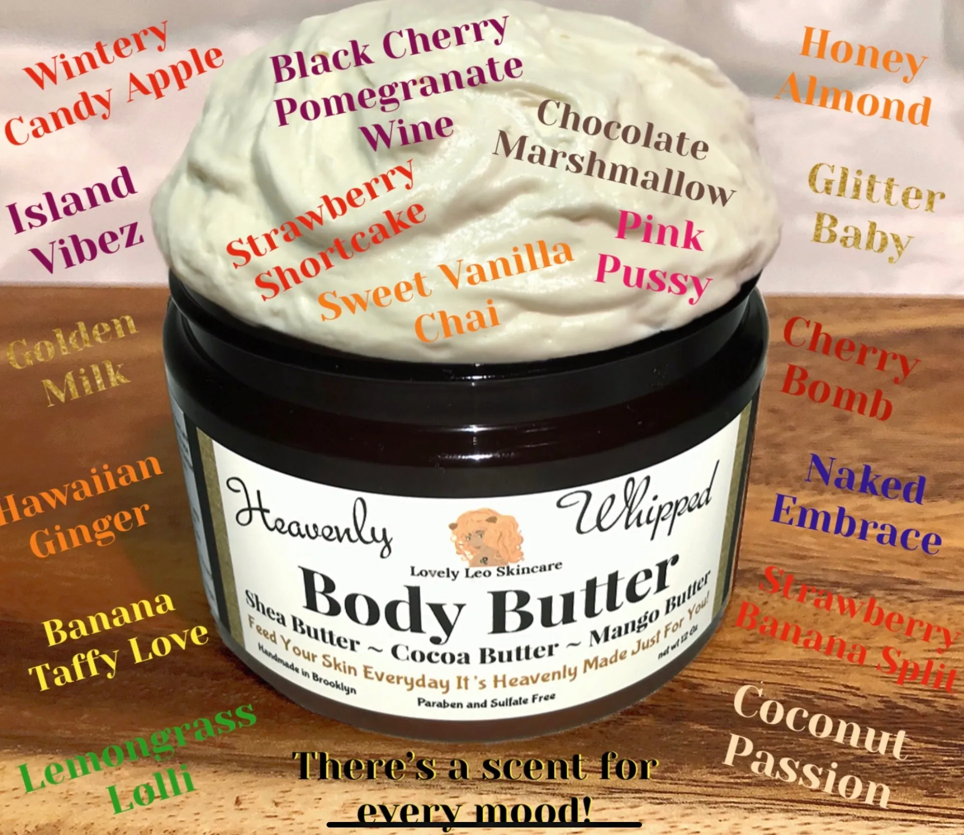 Pink Watermelon Zinfandel Heavenly Whipped Body Butter