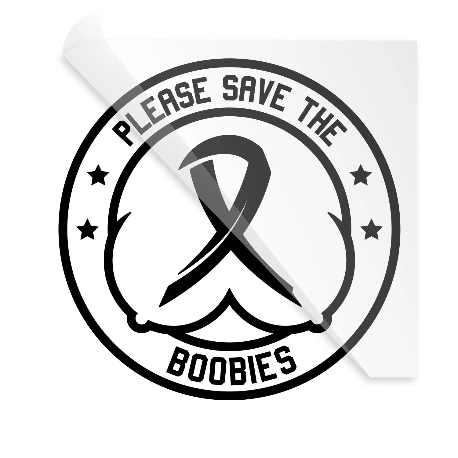 Please Save The Boobies Breast Cancer Awareness Heat Transfer
