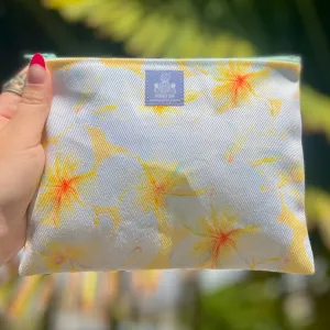 Plumeria Sunshine Small Pouch