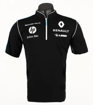 POLO Shirt Zip Formula E Renault NEW 1 E.DAMS Sponsor Poloshirt Buemi Prost XS