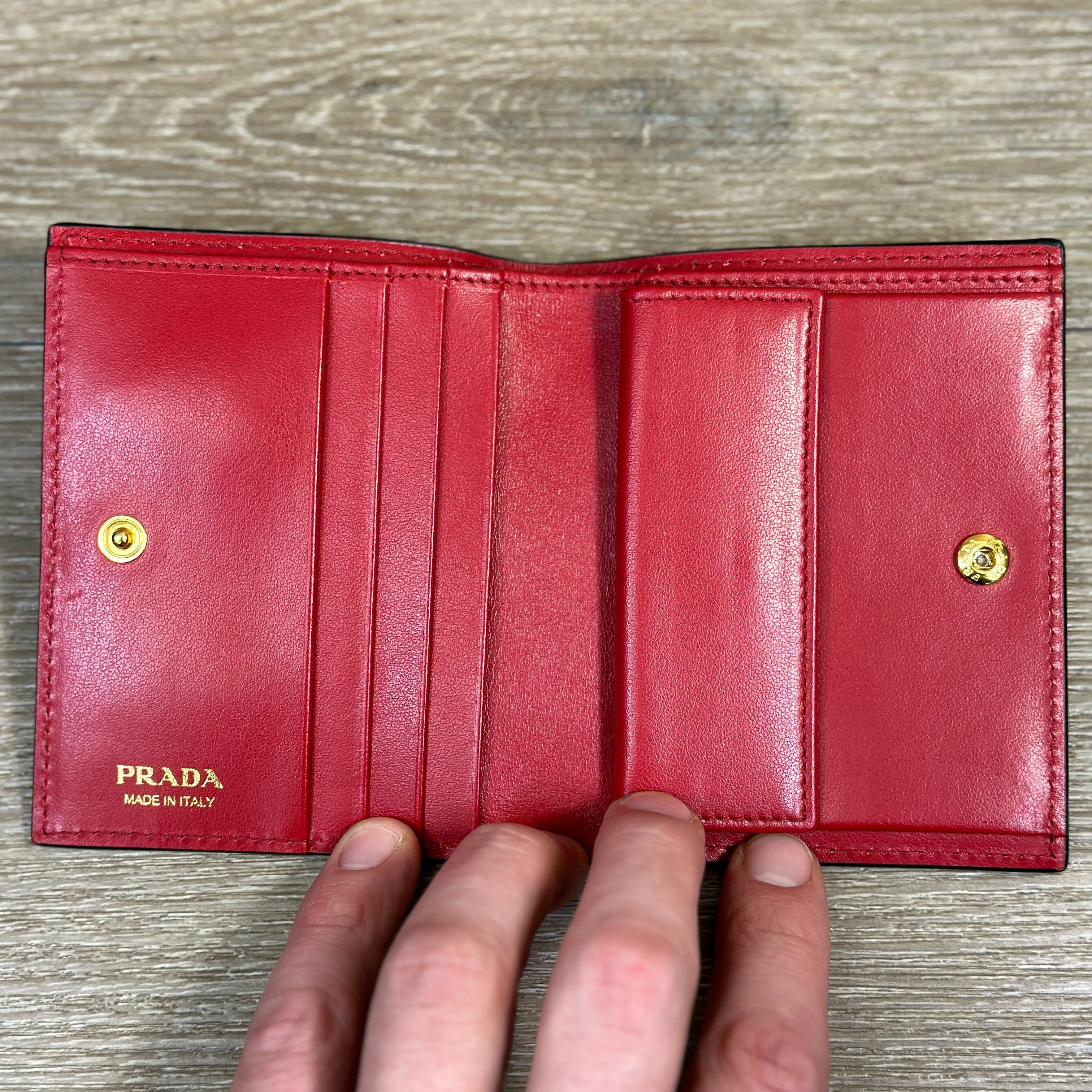 Prada Small Saffiano Leather Wallet