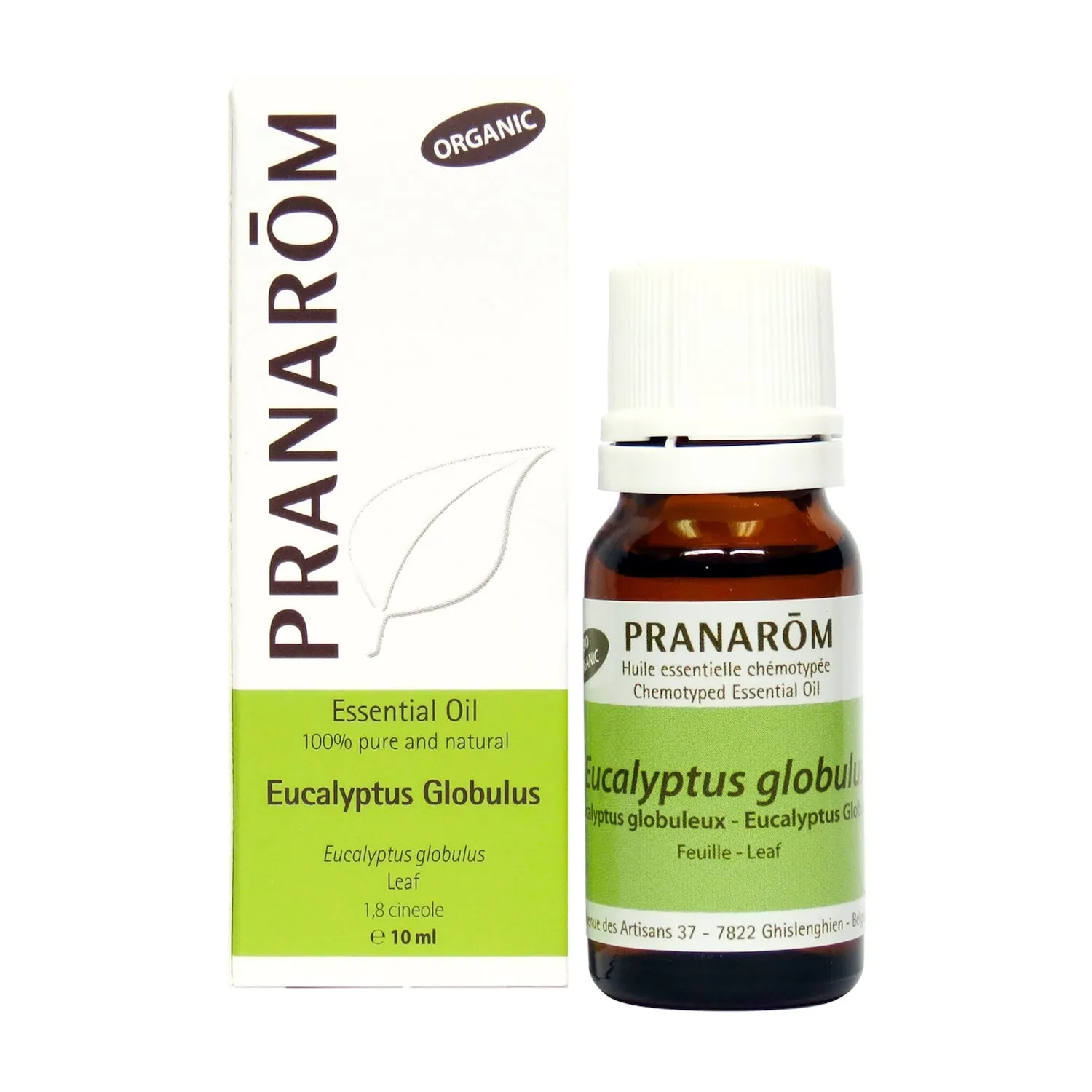 Pranarom 100% Organic Eucalyptus Globulus Essential Oil 10ml