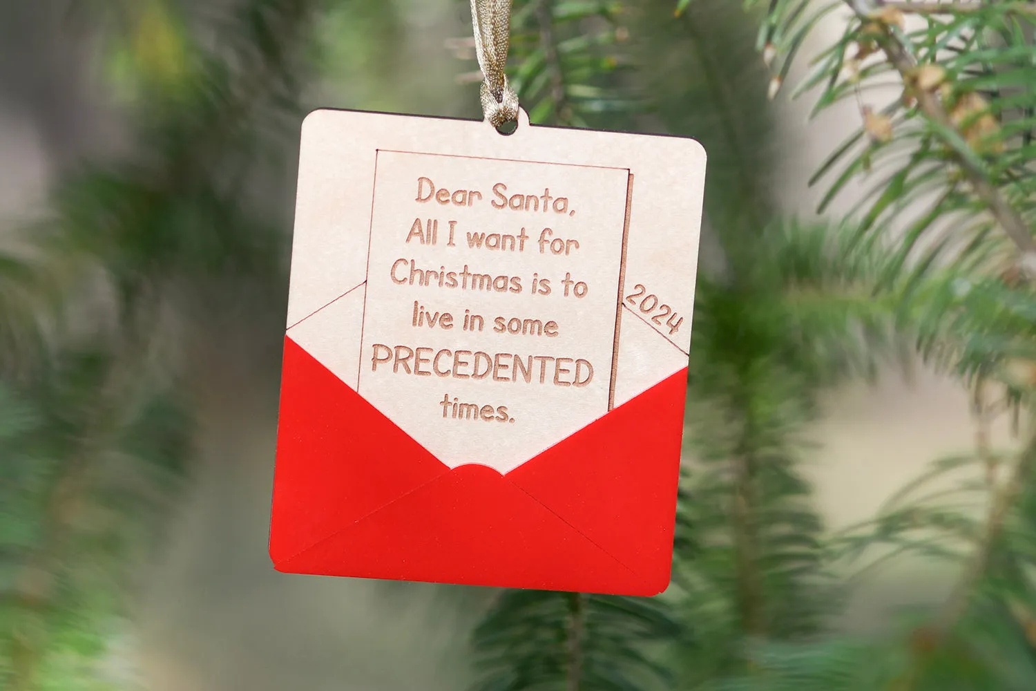 Precedented Times Ornament