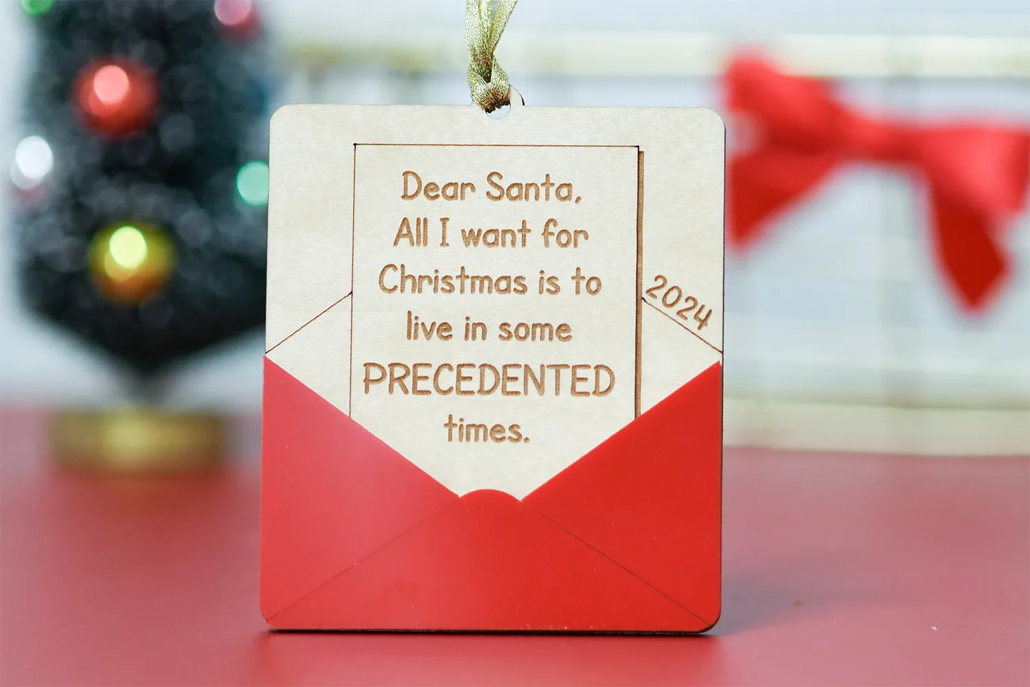 Precedented Times Ornament