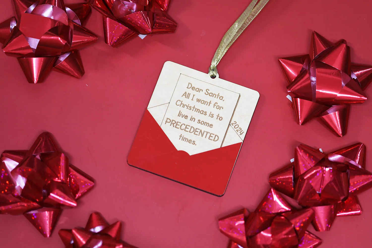 Precedented Times Ornament