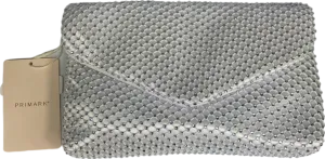 Primark Silver Mesh Evening Bag One Size