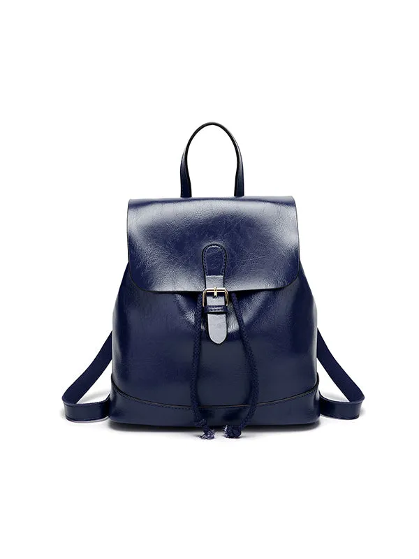 Pu Leather Backpack Bag