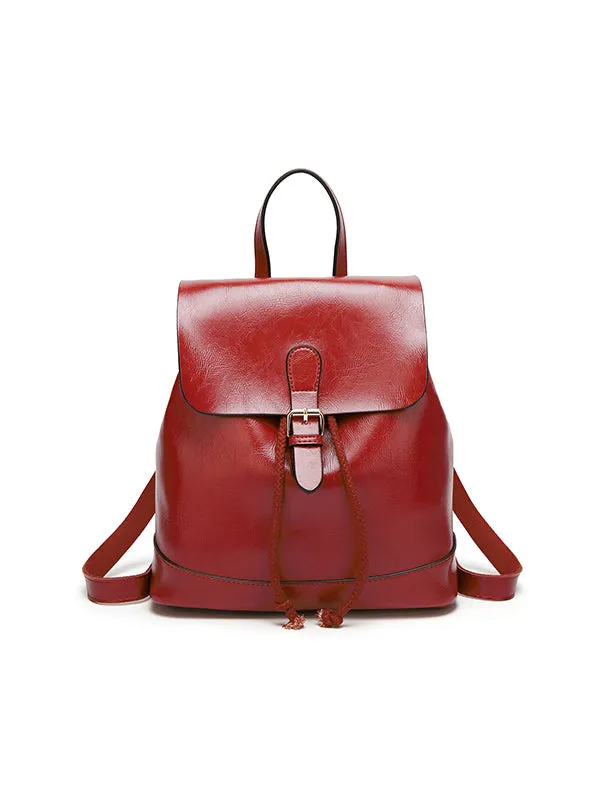 Pu Leather Backpack Bag