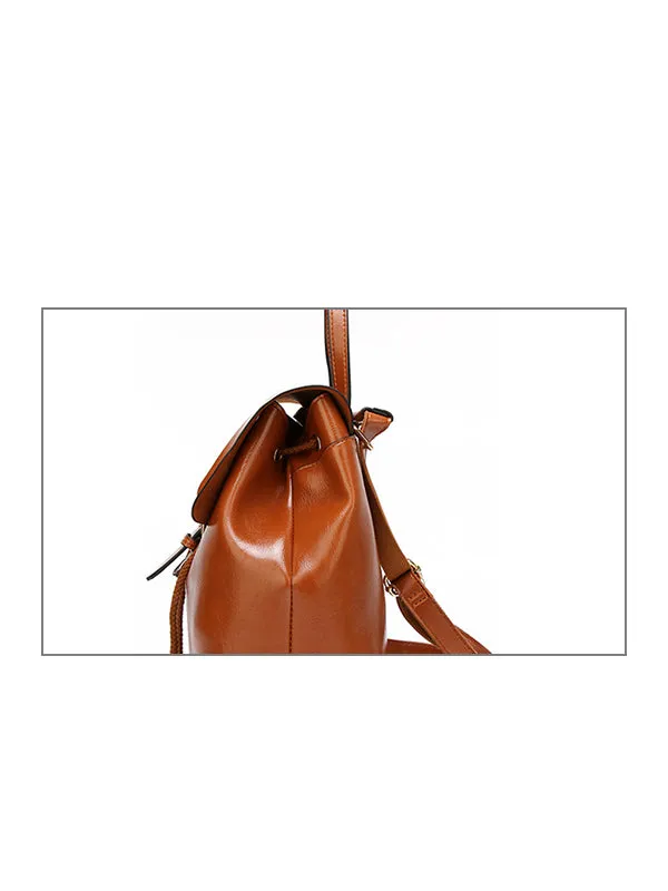 Pu Leather Backpack Bag