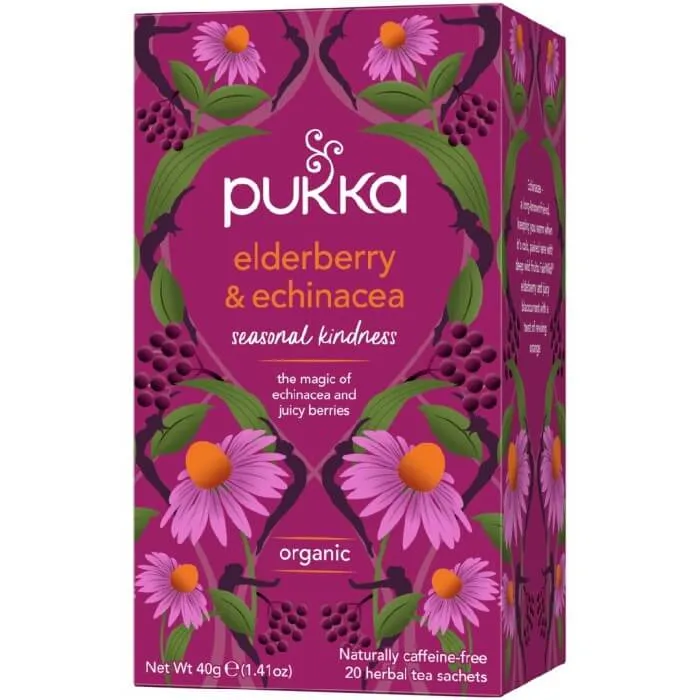Pukka Elderberry & Echinacea 20 tea bags